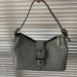 vintage blue shoulder bag